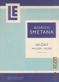 Smetana B., Valciky piano 2ms V. Kurz  1958 (Lidova edice)