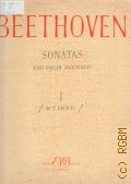 Beethoven L. van, . Szonatak: hegedure es zongorara Sonaten for Violine und Klavier [ B.]1  cop.1962