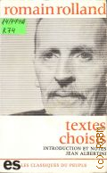 Rolland R., Textes politique,sociaux et philosophiques choisis  1976