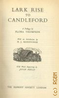 Thompson F.J., Lark Rise to Candleford  [1948]