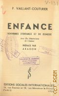 Vaillant-Couturier P., Enfance, souvenirs d'enfance et de jeunesse  1938