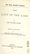 Scott W., The Lady of the Lake  1907 (The lake English classics)