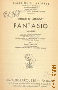 Musset Alfred de, Fantasio (Classiques Larousse)