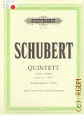 Schubert F., Quintett A dur: (Forellen-Quintett):  f&#252;r Klavier,  Violine, Viola, Violoncello und Kontrabass (Violoncello II): Op. post. 114. D 667  [200-]