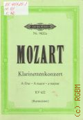 Mozart W.A., Konzert: A dur: fur Klarinette und Orchester. KV 622  1983